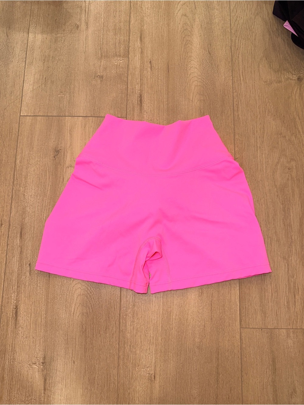 High-Rise Neon Pink Athletic Shorts